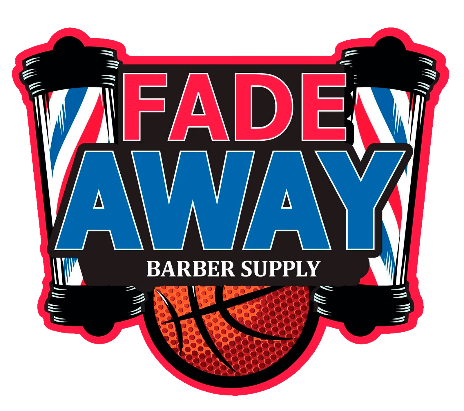 Fade Away Barber Supply official logo